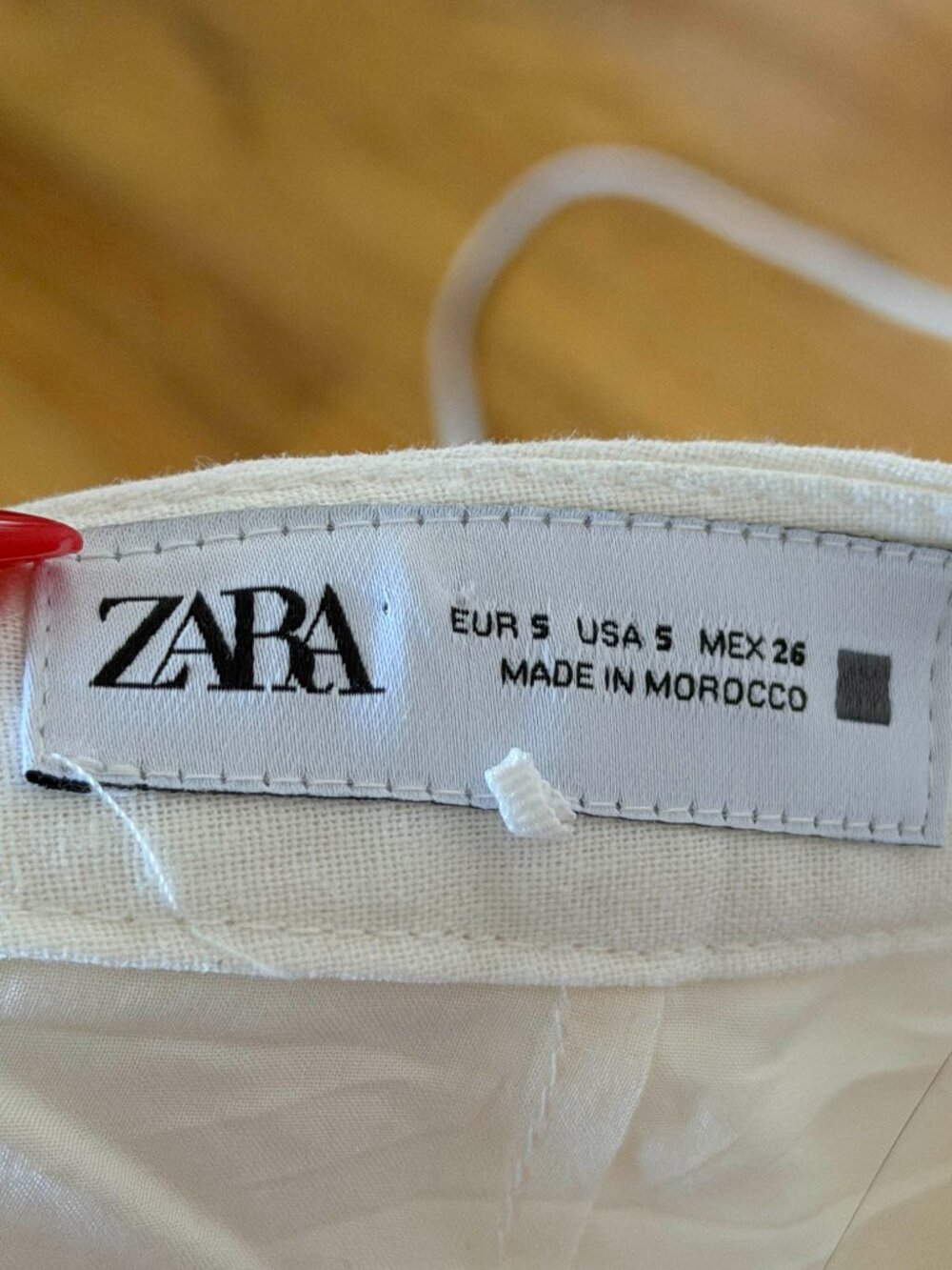 Zara White Balloon Skort - Picture 4 of 5